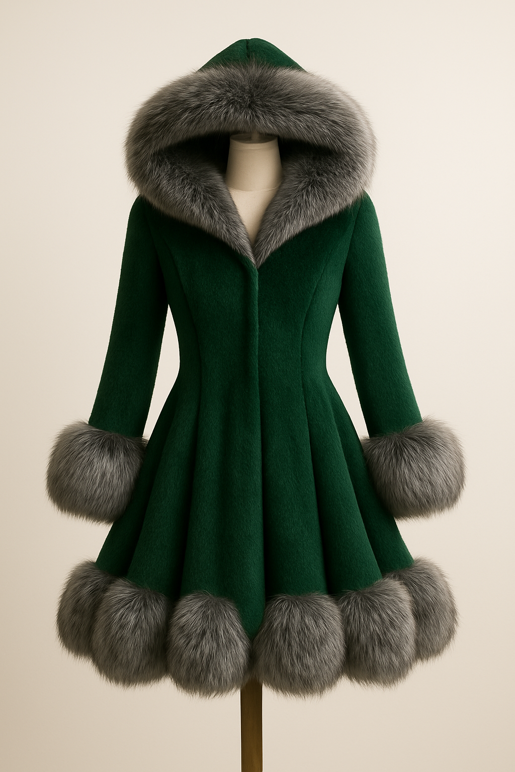 Luxe Winter Faux Fur Coat