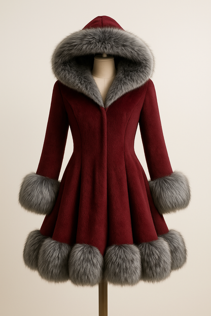 Luxe Winter Faux Fur Coat