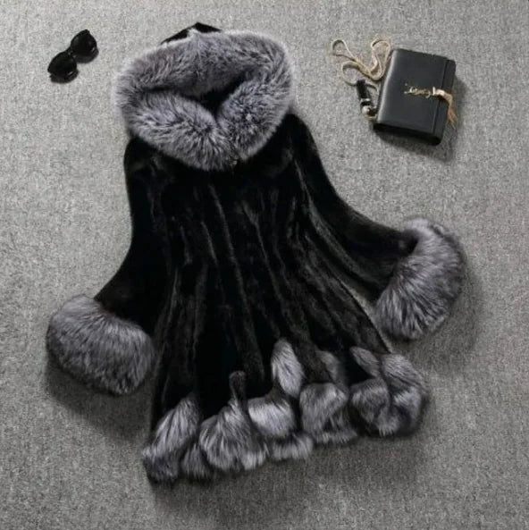 Luxe Winter Faux Fur Coat