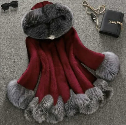 Luxe Winter Faux Fur Coat