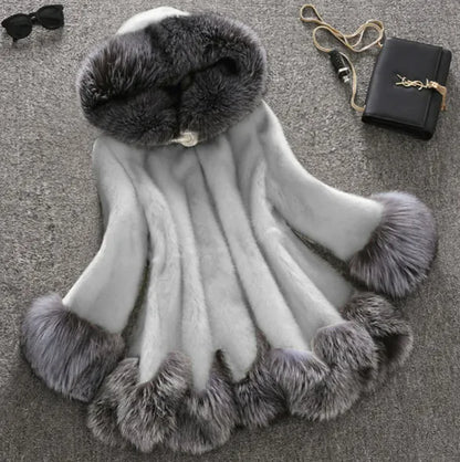 Luxe Winter Faux Fur Coat